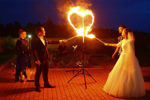 Огненное шоу на свадьбу