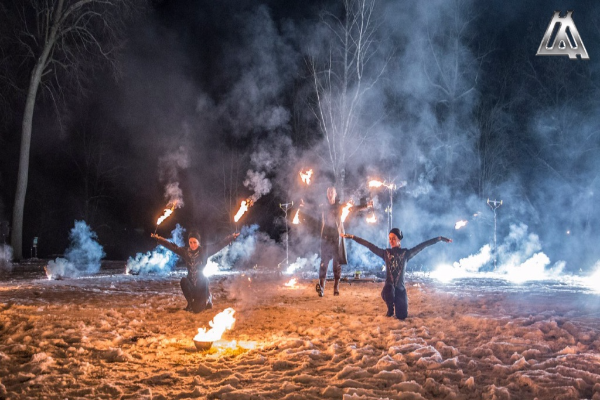 Огненное шоу в Санкт-Петербурге