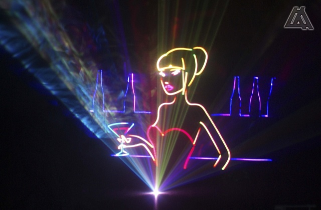 Анимационное лазерное шоу